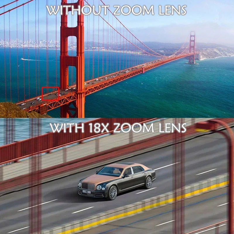 APEXEL 18倍 望遠スマホレンズ｜HD光学式・三脚付き