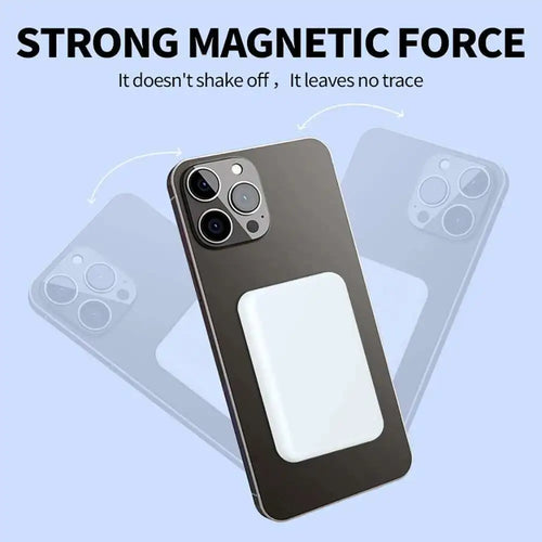iPhone 12/13/14/15 Pro Mini Plus Max用 MagSafe対応 モバイルバッテリー（マグネット式ワイヤレスポータブル充電器、外部補助バッテリー）