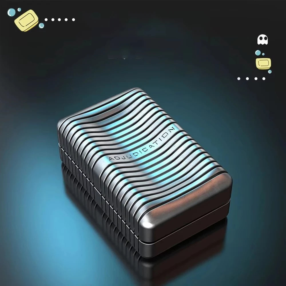 EDCメタルフィジェットスライダー｜回転式ストレス解消トイ｜磁気ソフトスライダー デスクトイ