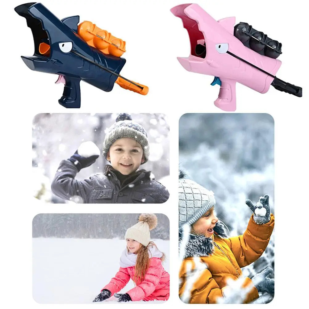 親子で遊べる 雪玉メーカー｜サメ型