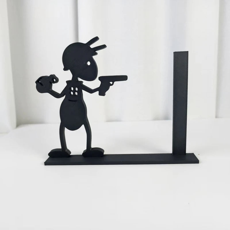 おもしろアリ型 トイレットペーパーホルダー｜自立式 バスルーム用 ロールディスペンサー 頑丈設計