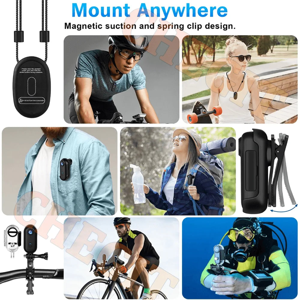 小型 スポーツアクションカメラ｜フルHD 4K対応 バッテリー内蔵 Wi-Fi