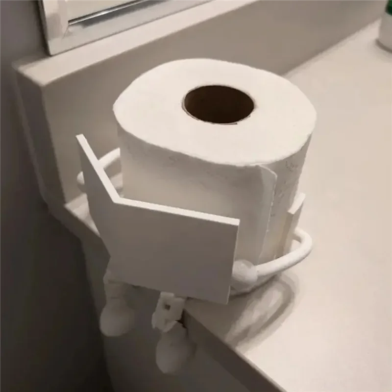 クリエイティブ 3Dプリント トイレットペーパーホルダー