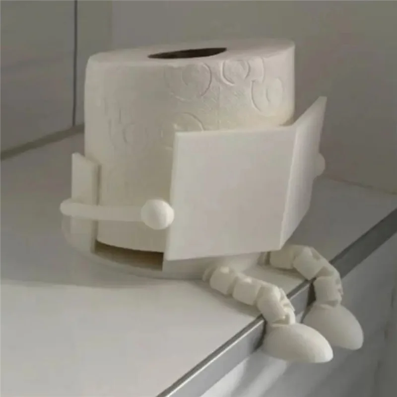 クリエイティブ 3Dプリント トイレットペーパーホルダー