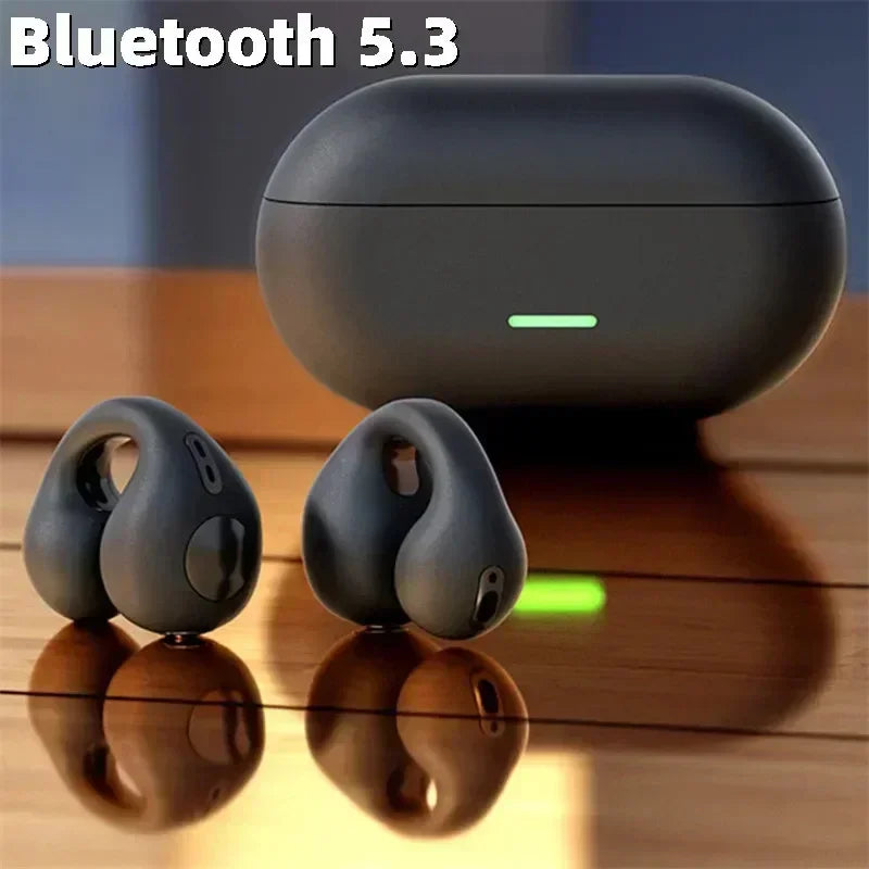 T75 骨伝導 ワイヤレス Bluetooth 5.3 スポーツイヤホン HiFi 高音質 防水 TWS ヘッドセット