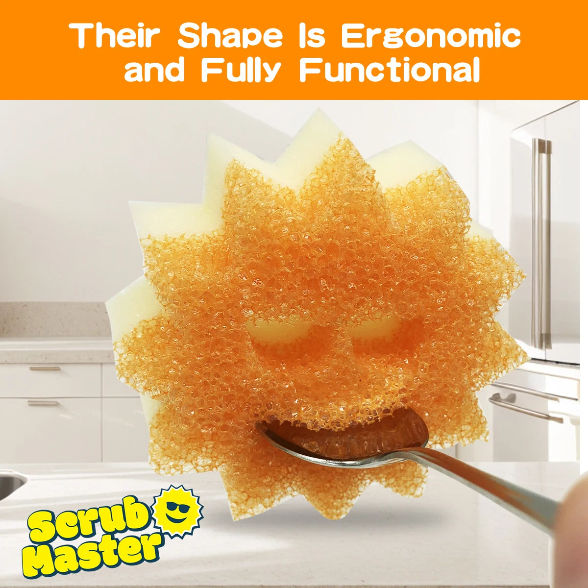 Scrub Master 温度で硬さが変わる 食器用スポンジ（Flex Texture）