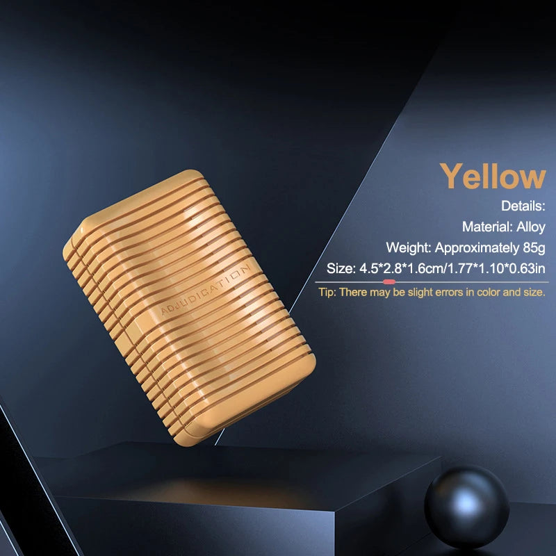 EDCメタルフィジェットスライダー｜回転式ストレス解消トイ｜磁気ソフトスライダー デスクトイ