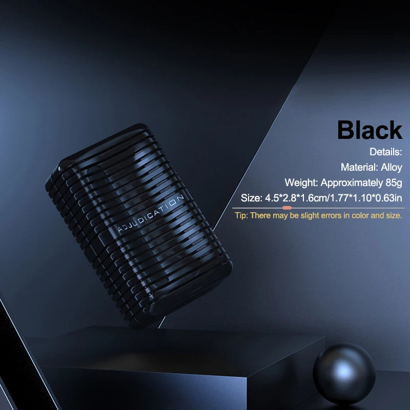 EDCメタルフィジェットスライダー｜回転式ストレス解消トイ｜磁気ソフトスライダー デスクトイ