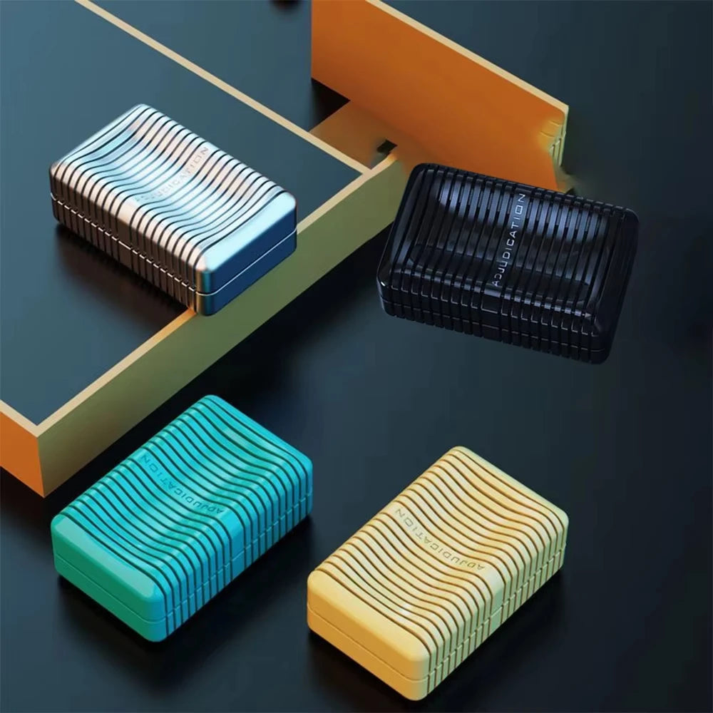 EDCメタルフィジェットスライダー｜回転式ストレス解消トイ｜磁気ソフトスライダー デスクトイ